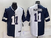 Men's Dallas Cowboys #11 Micah Parsons Blue White Two Tone 2021 Vapor Untouchable Stitched NFL Nike Limited Jersey,baseball caps,new era cap wholesale,wholesale hats